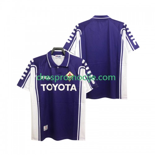 ACF Fiorentina 1999 2000 Dres Retro Domaći Kratkih Rukava ACF Fiorentina 1999 2000 Dres Retro Domaći Kratkih Rukava